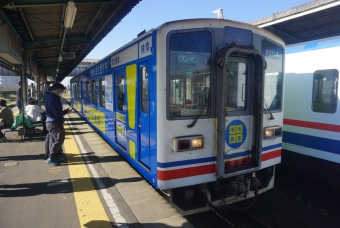 水海道駅から守谷駅の乗車記録(乗りつぶし)写真