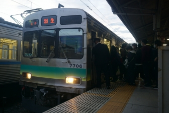 熊谷駅から羽生駅の乗車記録(乗りつぶし)写真