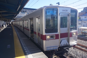 川越駅から坂戸駅の乗車記録(乗りつぶし)写真