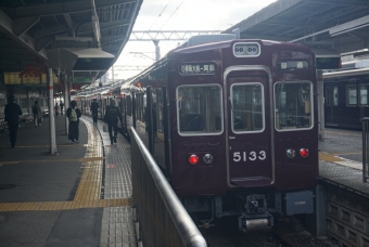 箕面駅から石橋阪大前駅の乗車記録(乗りつぶし)写真