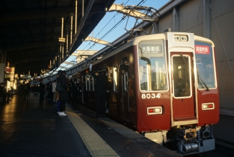 石橋阪大前駅から豊中駅の乗車記録(乗りつぶし)写真
