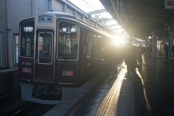 豊中駅から岡町駅の乗車記録(乗りつぶし)写真