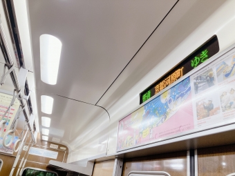 富田駅から長岡天神駅の乗車記録(乗りつぶし)写真