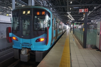 富山駅から高岡駅の乗車記録(乗りつぶし)写真