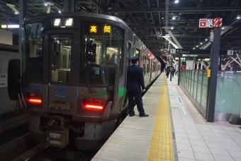 富山駅から越中大門駅の乗車記録(乗りつぶし)写真
