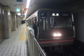 日本橋駅から谷町九丁目駅の乗車記録(乗りつぶし)写真
