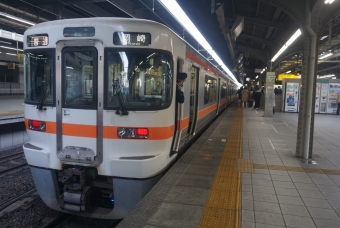 稲沢駅から名古屋駅の乗車記録(乗りつぶし)写真