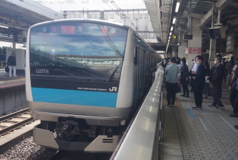 上野駅から神田駅の乗車記録(乗りつぶし)写真