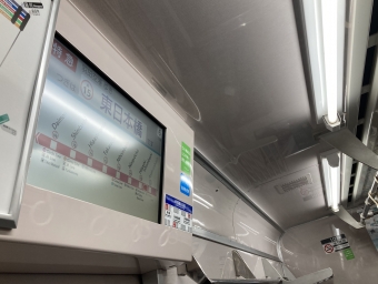 蔵前駅から宝町駅の乗車記録(乗りつぶし)写真