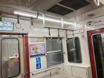 西田辺駅から天王寺駅の乗車記録(乗りつぶし)写真