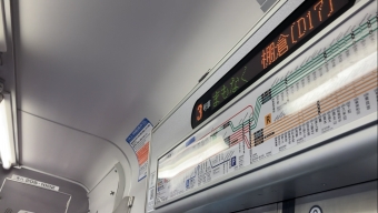 城陽駅から木津駅の乗車記録(乗りつぶし)写真