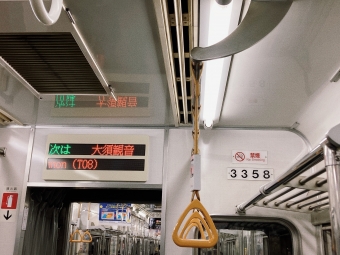 伏見駅から八事駅の乗車記録(乗りつぶし)写真