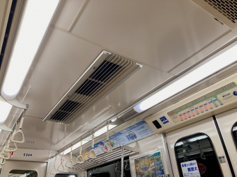 駒ヶ林駅から中央市場前駅の乗車記録(乗りつぶし)写真