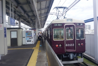 阪神国道駅から今津駅の乗車記録(乗りつぶし)写真