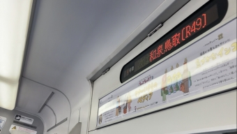 新家駅から和泉鳥取駅の乗車記録(乗りつぶし)写真
