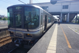高松駅から妹尾駅の乗車記録(乗りつぶし)写真