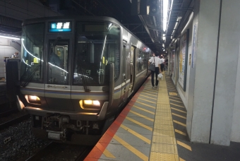 大津京駅から京都駅の乗車記録(乗りつぶし)写真