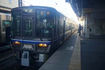 米原駅から長浜駅の乗車記録(乗りつぶし)写真