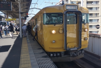 妹尾駅から茶屋町駅の乗車記録(乗りつぶし)写真