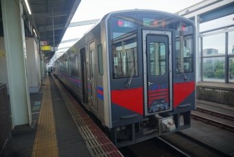 鳥取駅から倉吉駅の乗車記録(乗りつぶし)写真