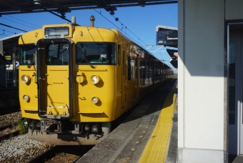 岡山駅から庭瀬駅の乗車記録(乗りつぶし)写真