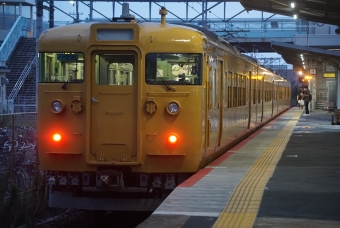 下松駅から光駅の乗車記録(乗りつぶし)写真