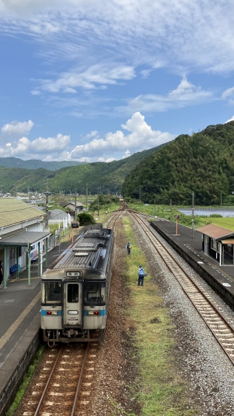 佐川駅から西佐川駅の乗車記録(乗りつぶし)写真