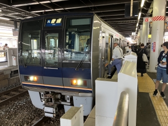 摂津富田駅から高槻駅の乗車記録(乗りつぶし)写真