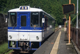 山郷駅から西粟倉駅の乗車記録(乗りつぶし)写真