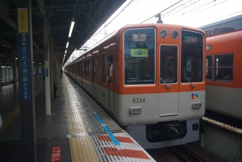 西宮駅から武庫川駅の乗車記録(乗りつぶし)写真