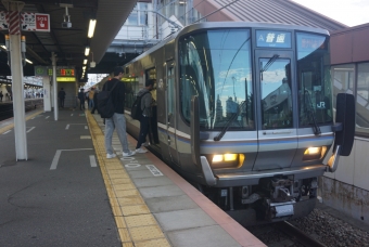 土山駅から姫路駅の乗車記録(乗りつぶし)写真