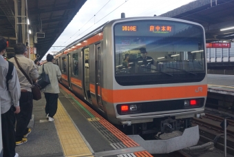 南船橋駅から新松戸駅の乗車記録(乗りつぶし)写真