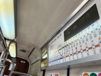 千代県庁口駅から貝塚駅の乗車記録(乗りつぶし)写真