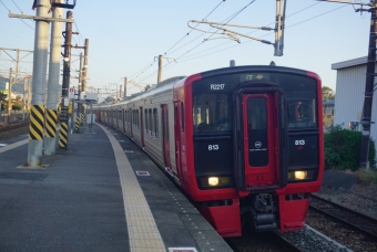 基山駅からバルーンさが駅の乗車記録(乗りつぶし)写真