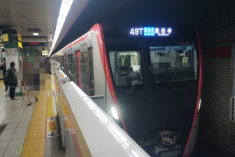 品川駅から泉岳寺駅の乗車記録(乗りつぶし)写真