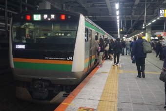 品川駅から川崎駅の乗車記録(乗りつぶし)写真