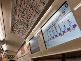 京成船橋駅から勝田台駅の乗車記録(乗りつぶし)写真