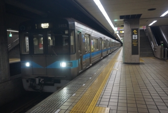 川名駅からいりなか駅の乗車記録(乗りつぶし)写真