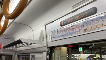 尼崎駅から大阪駅の乗車記録(乗りつぶし)写真