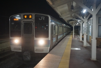 聖高原駅から篠ノ井駅の乗車記録(乗りつぶし)写真