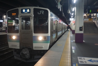 酒折駅から甲府駅の乗車記録(乗りつぶし)写真