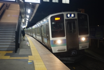 山梨市駅から甲府駅の乗車記録(乗りつぶし)写真