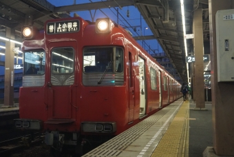 庄内通駅から上小田井駅の乗車記録(乗りつぶし)写真