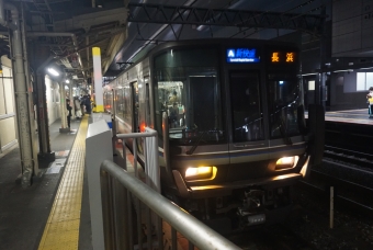 高槻駅から京都駅の乗車記録(乗りつぶし)写真