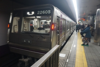 天満橋駅から中崎町駅の乗車記録(乗りつぶし)写真