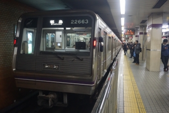 中崎町駅から天神橋筋六丁目駅の乗車記録(乗りつぶし)写真