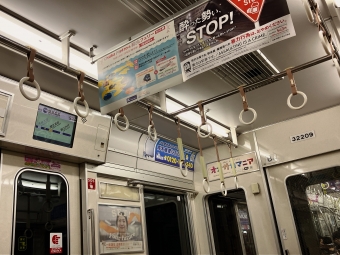 千林大宮駅から関目高殿駅の乗車記録(乗りつぶし)写真
