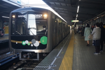 九条駅から朝潮橋駅の乗車記録(乗りつぶし)写真