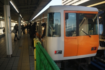 朝潮橋駅から堺筋本町駅の乗車記録(乗りつぶし)写真