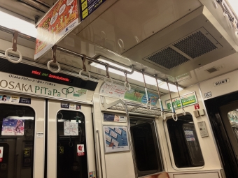 昭和町駅からなかもず駅の乗車記録(乗りつぶし)写真